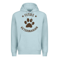 Blue Mist future veterinarian Premium Hoodie - artisFamous