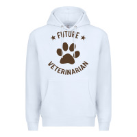 White future veterinarian Premium Hoodie - artisFamous