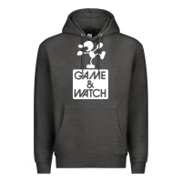 Charcoal Heather game & watch tribute Premium Hoodie - artisFamous