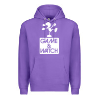 Purple game & watch tribute Premium Hoodie - artisFamous