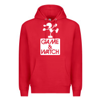 Red game & watch tribute Premium Hoodie - artisFamous