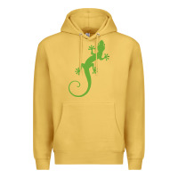Antique Gold gecko reptile Premium Hoodie - artisFamous