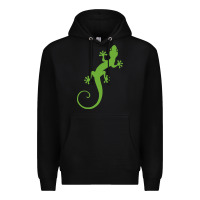 Black gecko reptile Premium Hoodie - artisFamous