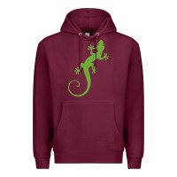 Burgundy gecko reptile Premium Hoodie - artisFamous