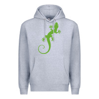 Heather Grey gecko reptile Premium Hoodie - artisFamous
