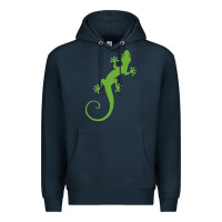 Navy gecko reptile Premium Hoodie - artisFamous