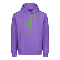 Purple gecko reptile Premium Hoodie - artisFamous