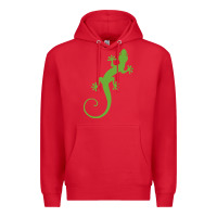 Red gecko reptile Premium Hoodie - artisFamous