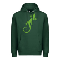 Sports Green gecko reptile Premium Hoodie - artisFamous