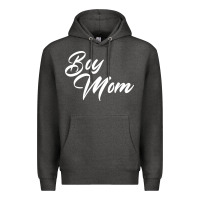 Charcoal Heather boy mom Premium Hoodie - artisFamous