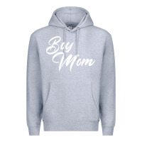 Heather Grey boy mom Premium Hoodie - artisFamous