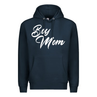 Navy boy mom Premium Hoodie - artisFamous