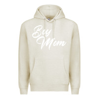 Oatmeal Heather boy mom Premium Hoodie - artisFamous