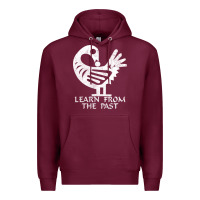 Burgundy african adinkra sankofa Premium Hoodie - artisFamous