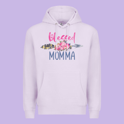 Blessed Momma Premium Hoodie Designed By Artisfamous