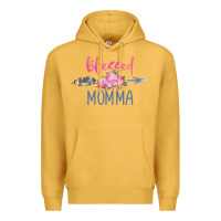 Mustard blessed momma Premium Hoodie - artisFamous