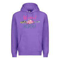 Purple blessed momma Premium Hoodie - artisFamous