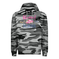 Slate Camo blessed momma Premium Hoodie - artisFamous