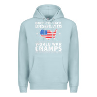 Blue Mist back to back undefeated world war champs Premium Hoodie - artisFamous