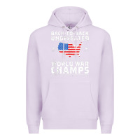 Lilac back to back undefeated world war champs Premium Hoodie - artisFamous