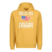 Mustard back to back undefeated world war champs Premium Hoodie - artisFamous