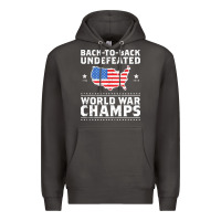 Smoke back to back undefeated world war champs Premium Hoodie - artisFamous