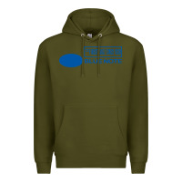 Army Green blue note jazz music records Premium Hoodie - artisFamous