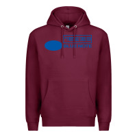 Burgundy blue note jazz music records Premium Hoodie - artisFamous