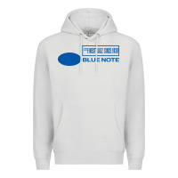 Dove Grey blue note jazz music records Premium Hoodie - artisFamous
