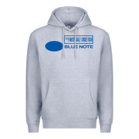 Heather Grey blue note jazz music records Premium Hoodie - artisFamous