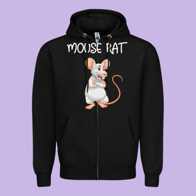 Mouse Rat Zipper Hoodie Designed By Bettercallsaul