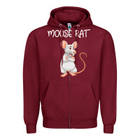 Burgundy Mouse Rat Zipper Hoodie - Bettercallsaul