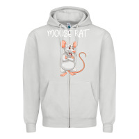 Dove Grey Mouse Rat Zipper Hoodie - Bettercallsaul