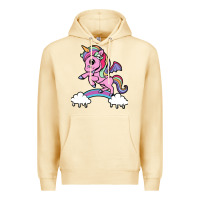 Pina Colada cute unicorn Premium Hoodie - artisFamous