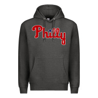Charcoal Heather baseball philly Premium Hoodie - artisFamous