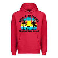 Cardinal beer n' sunshine the only B.S. i need Premium Hoodie - artisFamous