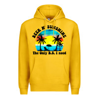 Lemon beer n' sunshine the only B.S. i need Premium Hoodie - artisFamous