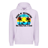 Lilac beer n' sunshine the only B.S. i need Premium Hoodie - artisFamous