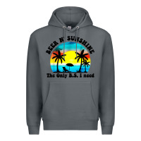 Rock beer n' sunshine the only B.S. i need Premium Hoodie - artisFamous