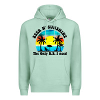 Beer N' Sunshine The Only B.s. I Need Premium Hoodie | Teevron