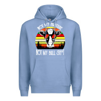Colony Blue vintage not my pasture not my bull cow Premium Hoodie - artisFamous