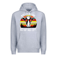 Heather Grey vintage not my pasture not my bull cow Premium Hoodie - artisFamous
