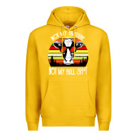 Lemon vintage not my pasture not my bull cow Premium Hoodie - artisFamous