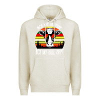 Oatmeal Heather vintage not my pasture not my bull cow Premium Hoodie - artisFamous
