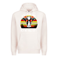 Pale Pink vintage not my pasture not my bull cow Premium Hoodie - artisFamous
