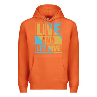 Carrot Live And Let Dive Retro Style Premium Hoodie - artisFamous