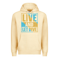 Pina Colada Live And Let Dive Retro Style Premium Hoodie - artisFamous