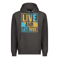 Smoke Live And Let Dive Retro Style Premium Hoodie - artisFamous