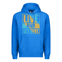 True Royal Live And Let Dive Retro Style Premium Hoodie - artisFamous