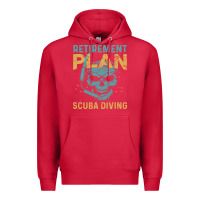 Cardinal Retirement Plan Scuba Diving Premium Hoodie - artisFamous